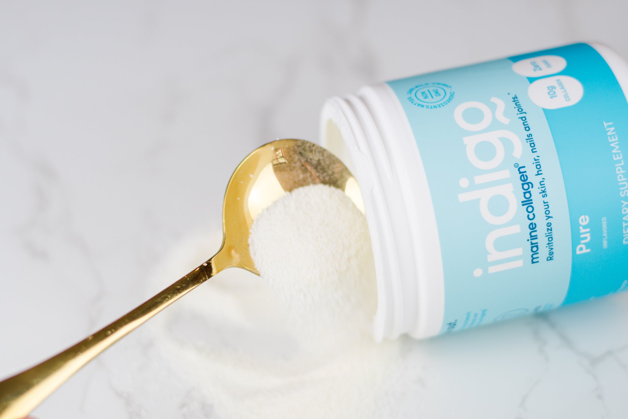 Collage 101, Indigo Pure Marine Collagen Powder