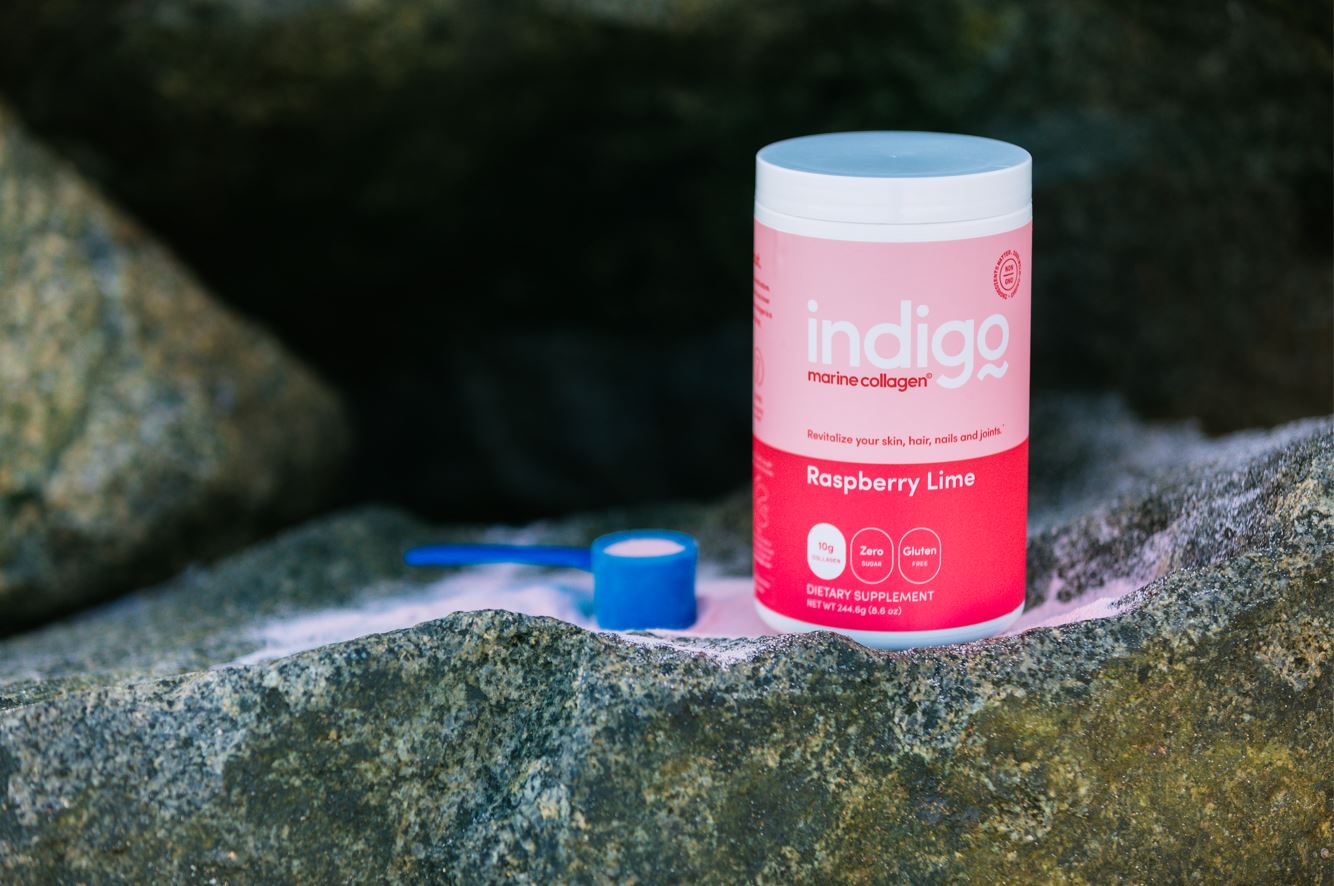 Indigo Marine Collagen Peptides - Raspberry Lime