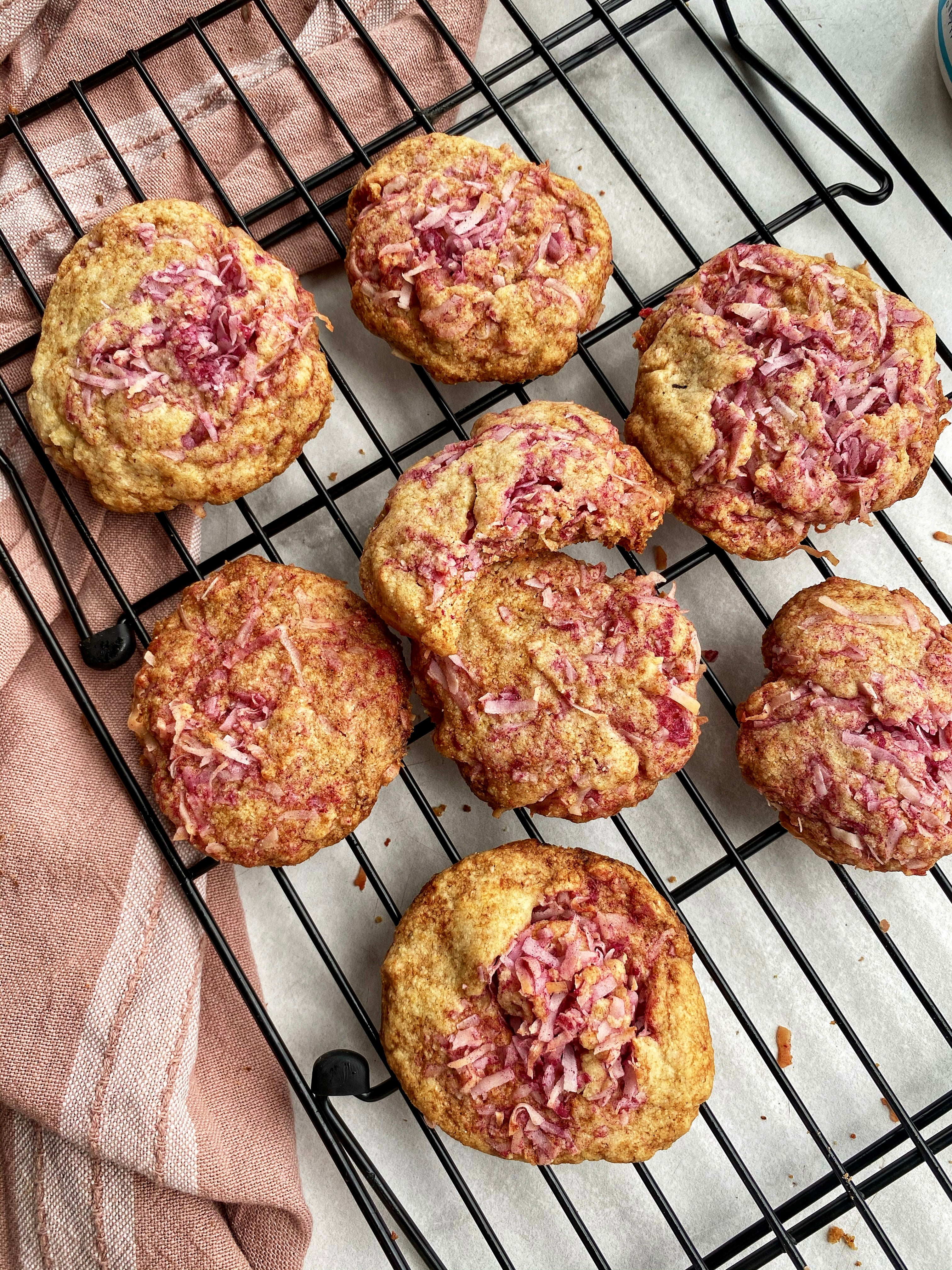 Vanilla Cardamom Coconut Cookies