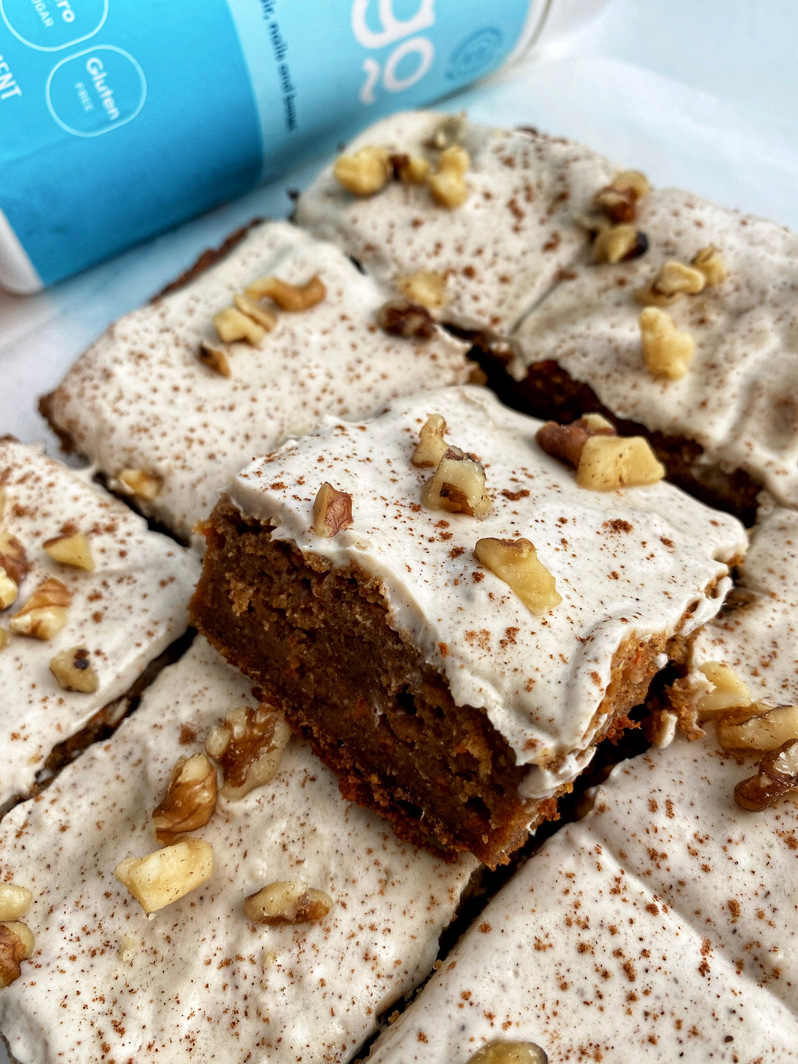 Carrot Cake Cookie Bars