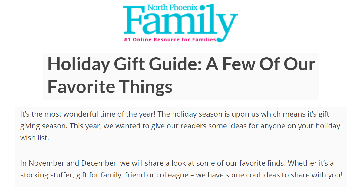 Holiday Gift Guide: A Few Of Our Favorite Things
