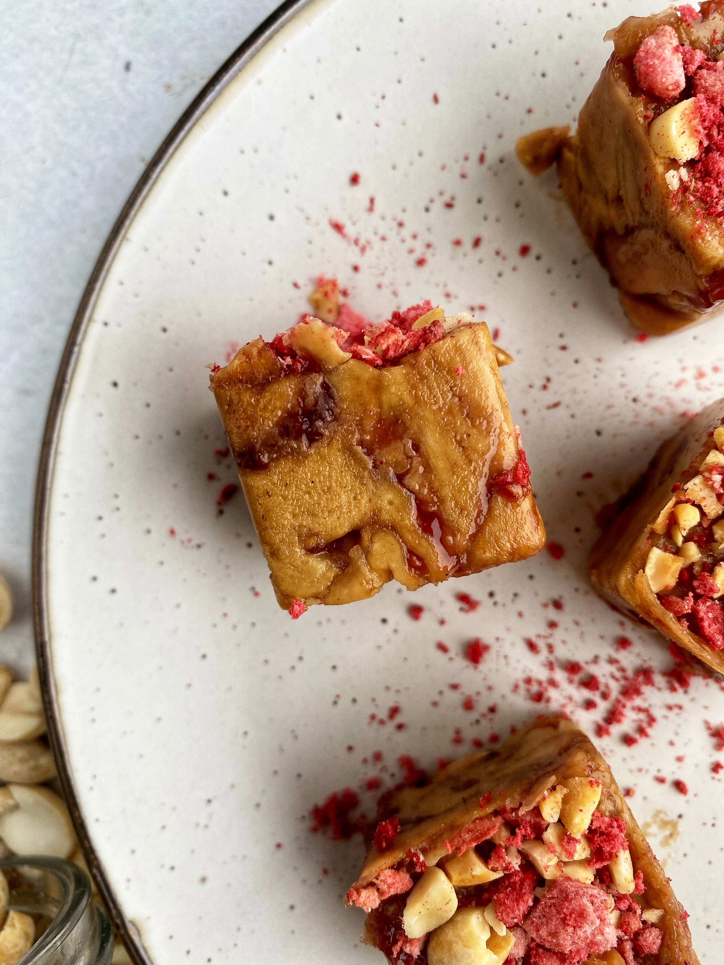 PB&J Fudge Bites